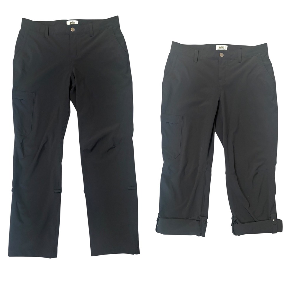 Women's REI Co-op Kornati Roll Up Convertible Cargo Pants 10 P Outdoors Hiking
